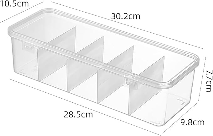 Multipurpose 5 Grid Organizer Box