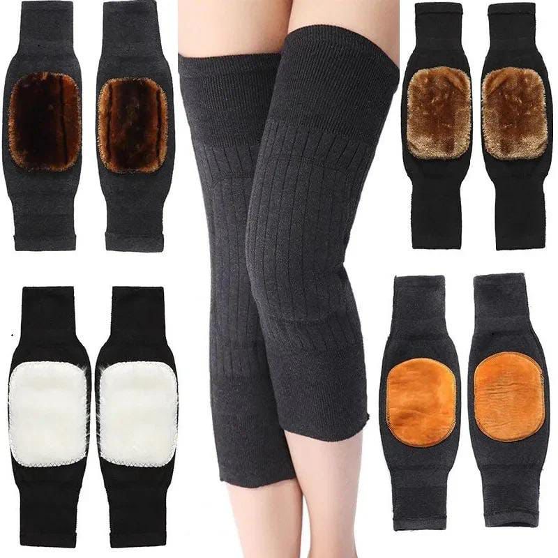 Winter Thermal Knee Warmers, 1 Pair