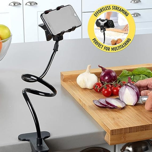 Flexible Mobile Holder With Desk Clip Clamp
