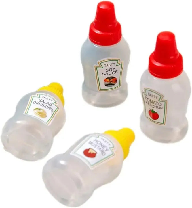 Refillable Ketchup And Sauce Bottle, Pack Of 2