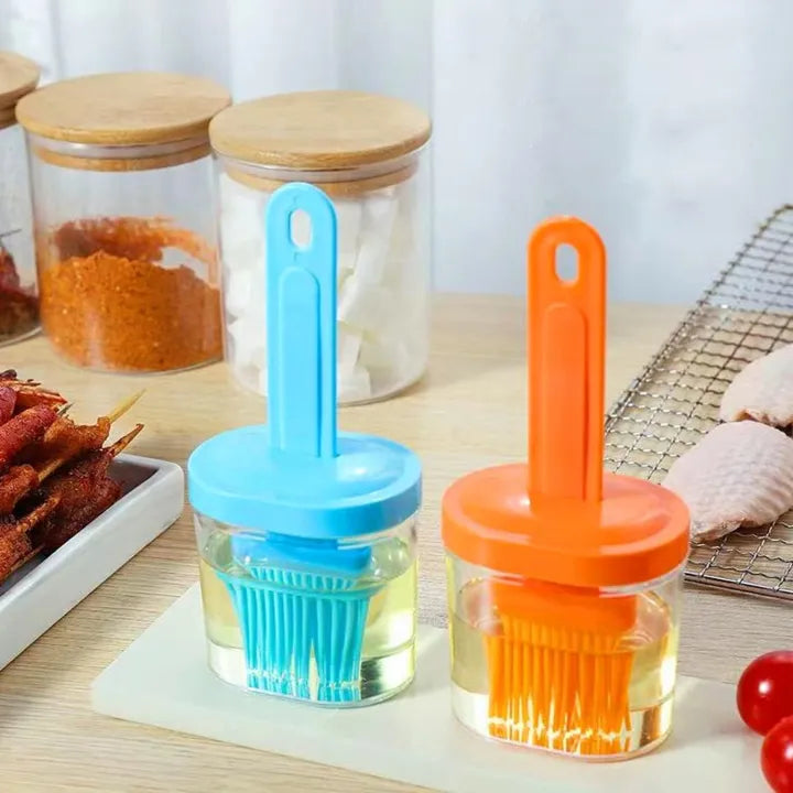 Oil Brush With Bottle