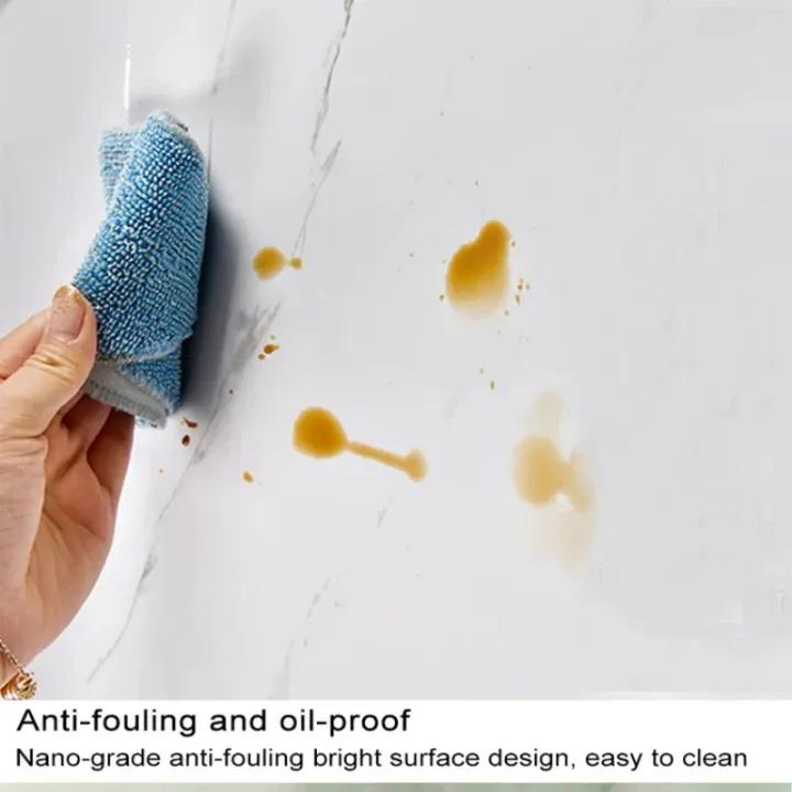 Self-Adhesive White Marble Sheet