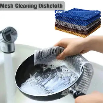 Steel Wire Dishwashing Cloth,