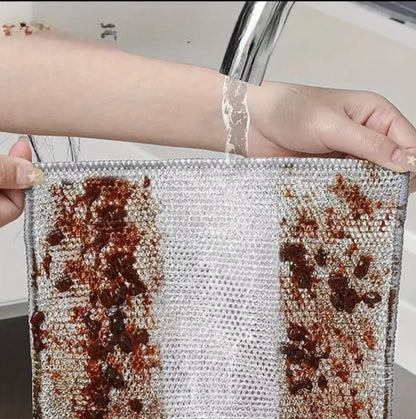 Steel Wire Dishwashing Cloth,