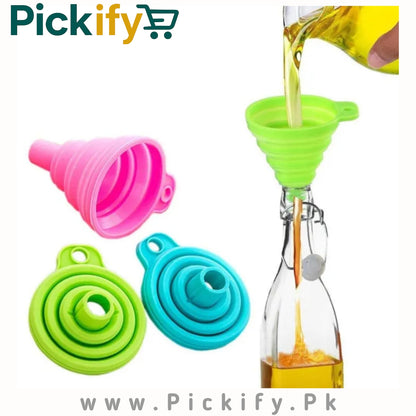 Collapsible Silicone Funnel