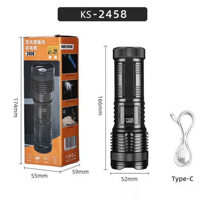 Rechargeable High-Brightness Flashlight