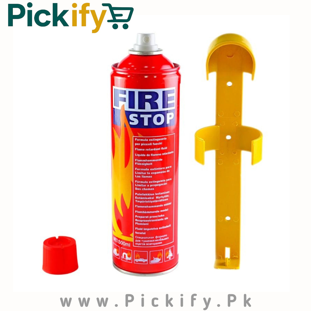 Portable Mini Fire Extinguisher, Fire Stopper Spray 500 Ml – Pickify.Pk