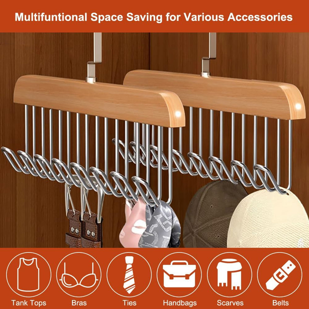 8-Hook Wooden Hanger
