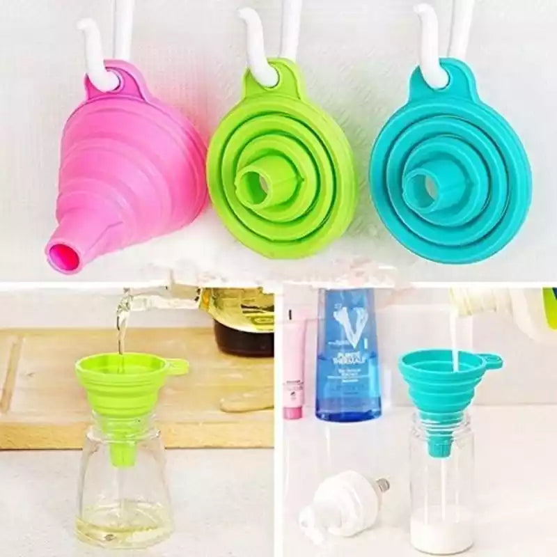 Collapsible Silicone Funnel