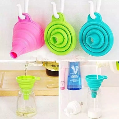 Collapsible Silicone Funnel