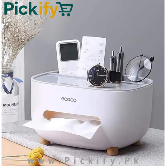 Multifunction Tissue Box Organizer