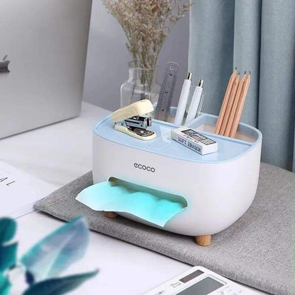Multifunction Tissue Box Organizer