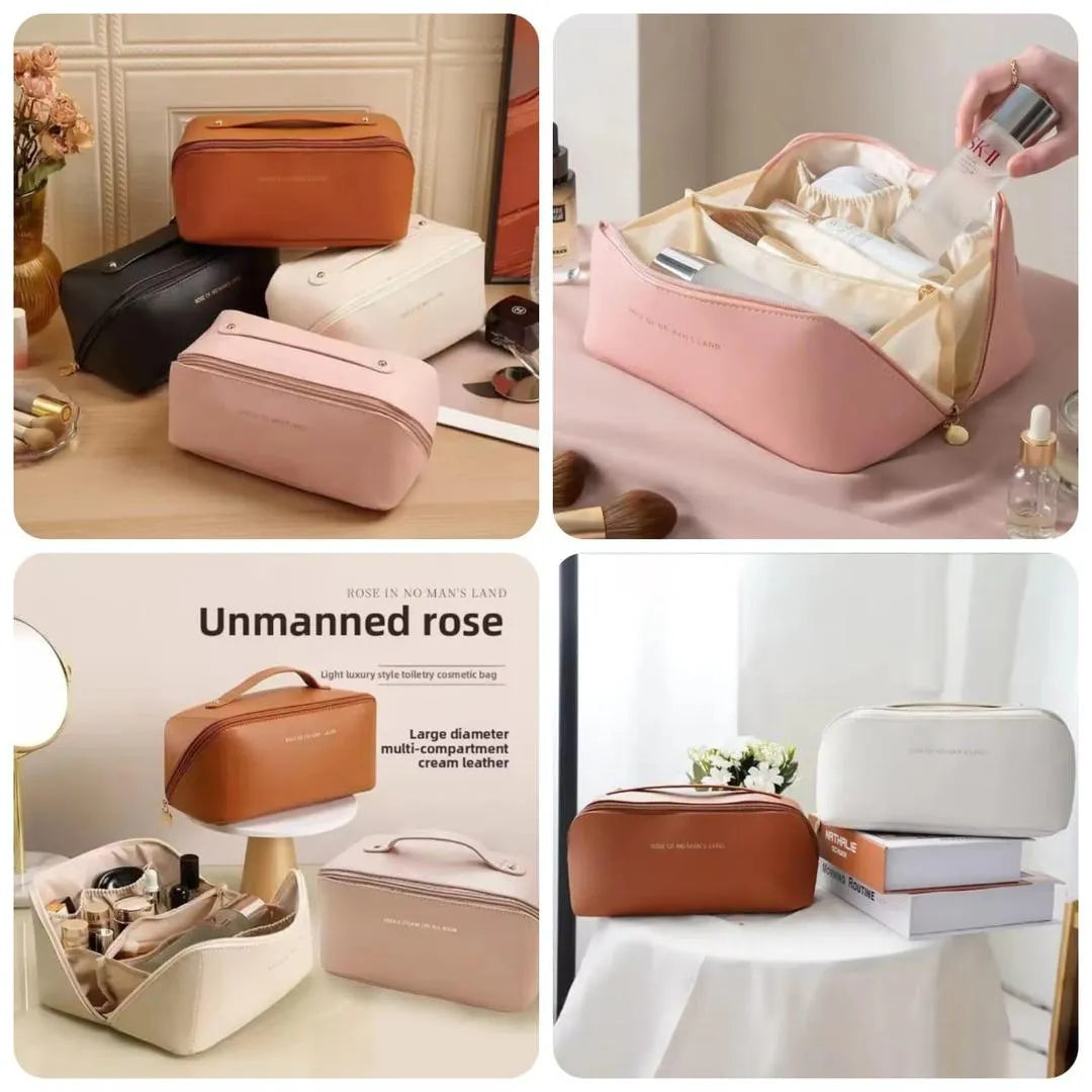 Leather Cosmetic Organizer