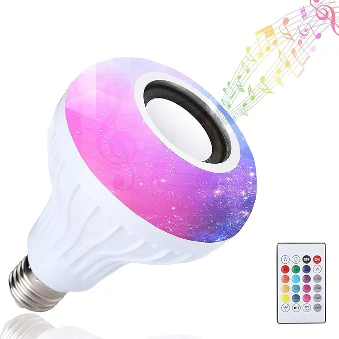 LED Music Bulb With Bluetooth Speaker