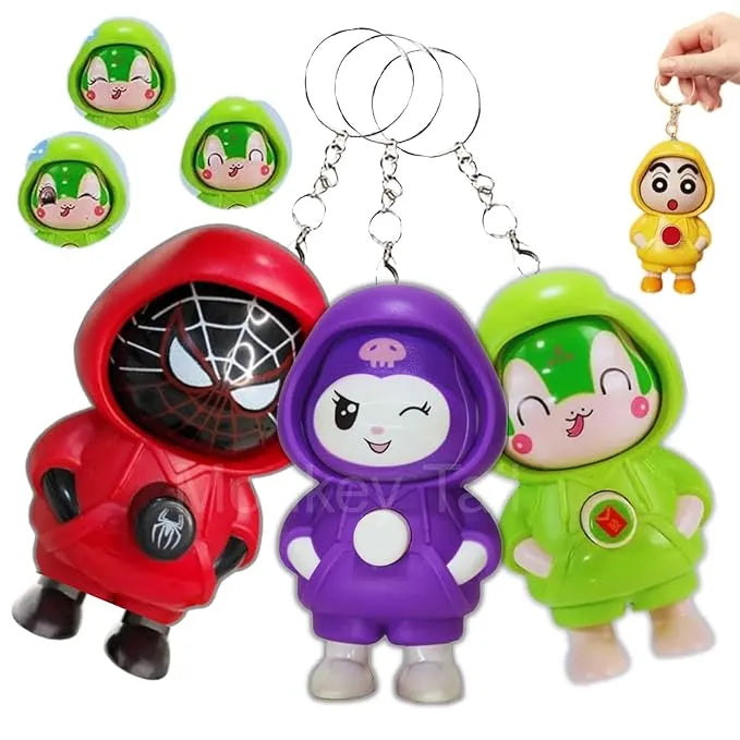 Cute Face Changing Keychain