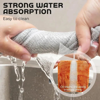 10 PCs Steel Wire Dishwashing Clothes