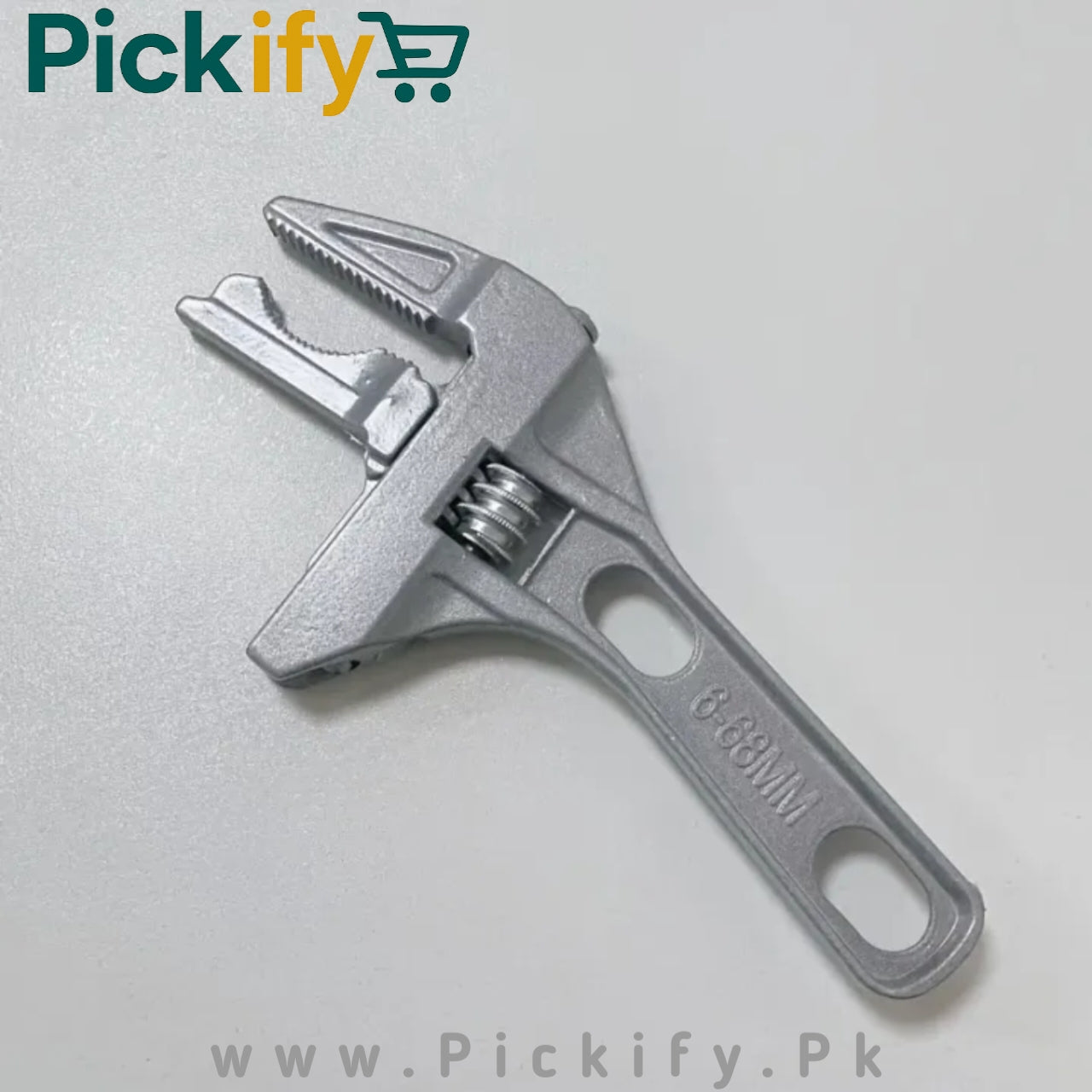 Wide Opening Adjustable Pipe Wrench