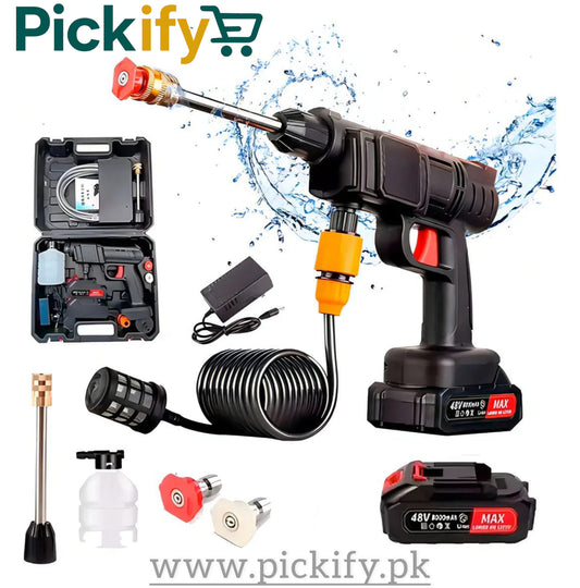 High-Pressure Washer Gun, With Single Battery