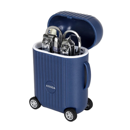 Portable Trolley Suitcase Manicure Set
