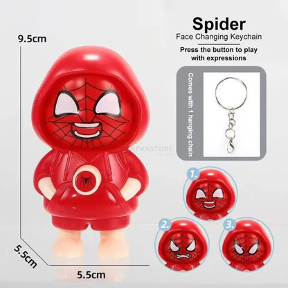 Cute Face Changing Keychain
