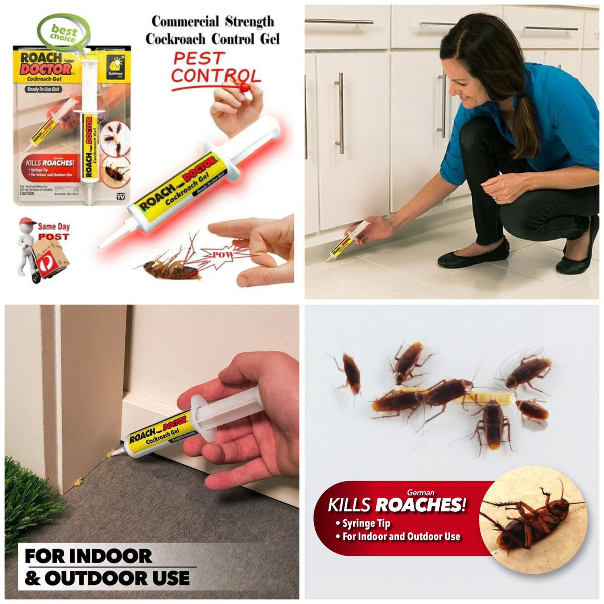 Roach Doctor Cockroach Control Gel Syringe