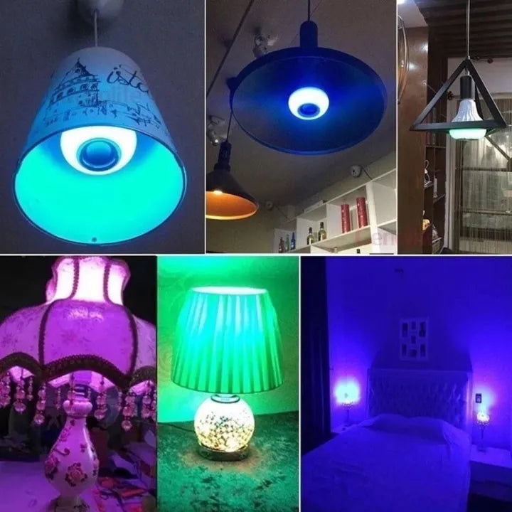 LED Music Bulb With Bluetooth Speaker