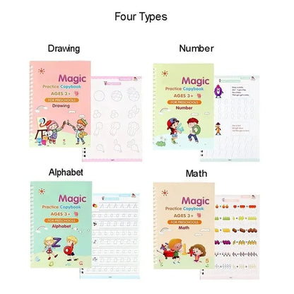 Sank Magic Practice Book, 4 PCs