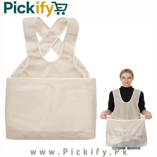 Laundry Apron With Pocket for Wet Clothes