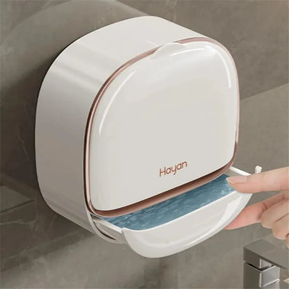 Wall Mounted Flip Cover Soap Holder