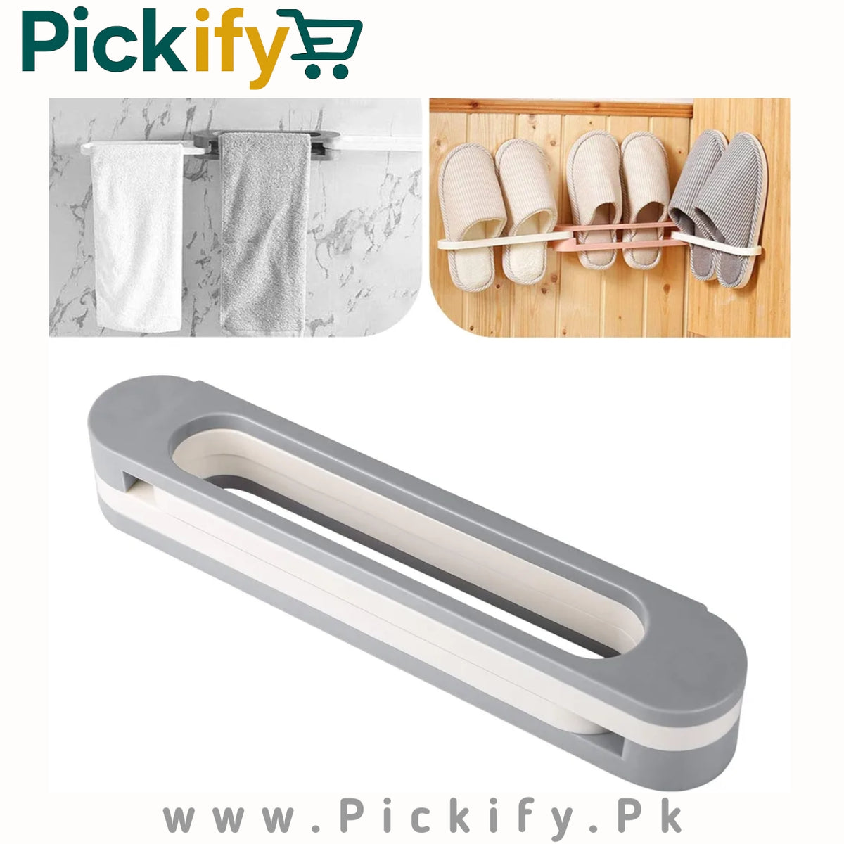 3-in-1 Wall Mounted Shoe Rack