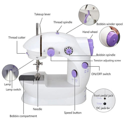 Mini Portable Electric Sewing Machine