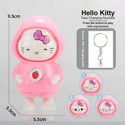 Cute Face Changing Keychain