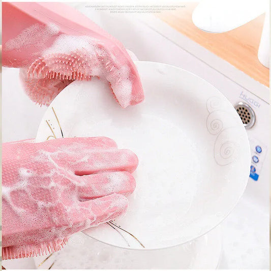 Silicone Washing Gloves