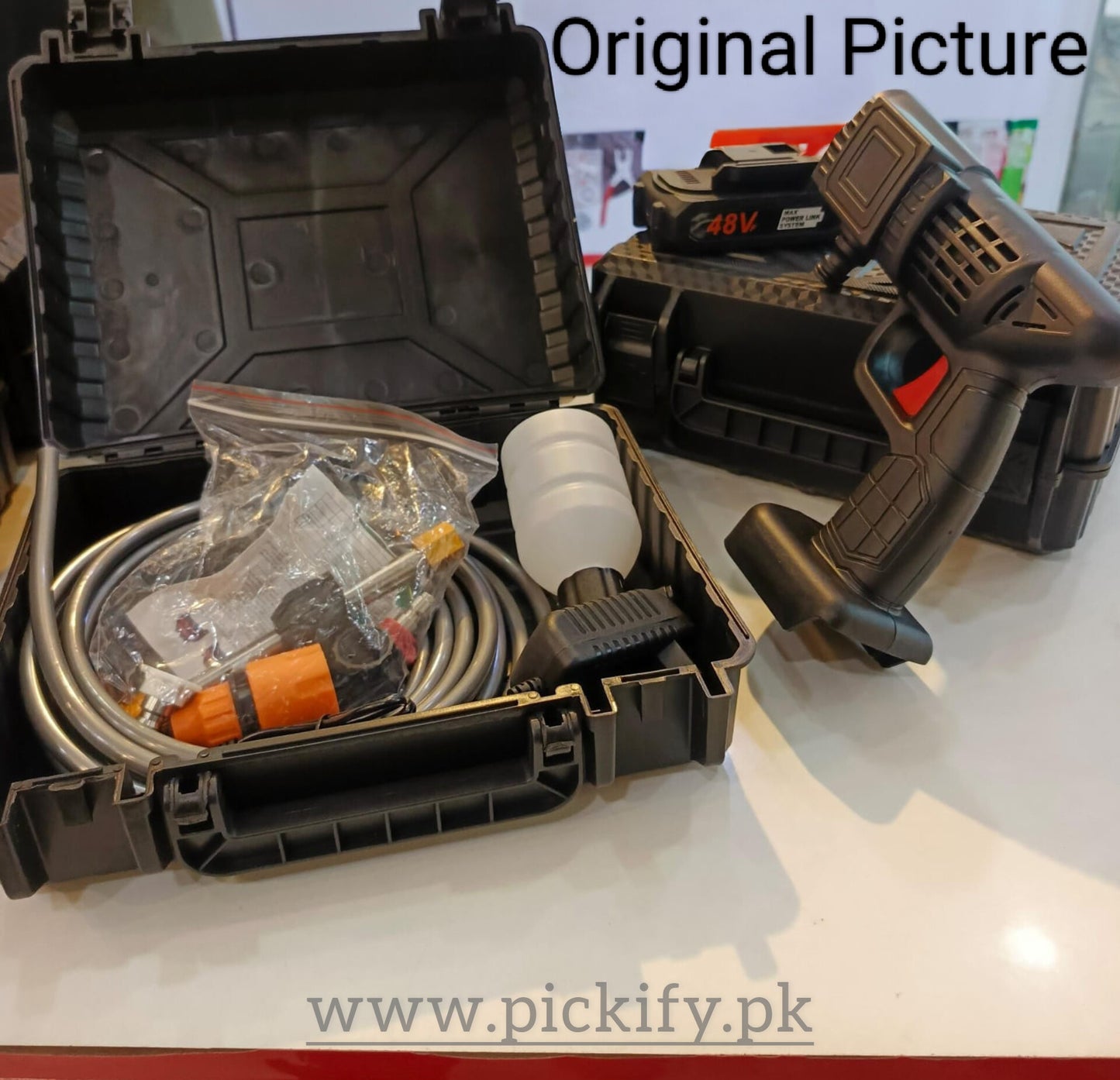 High-Pressure Washer Gun, With Single Battery