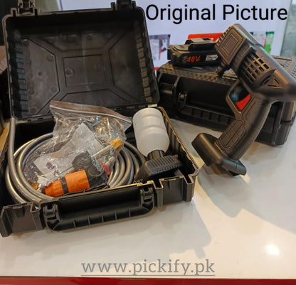 High-Pressure Washer Gun, With Single Battery