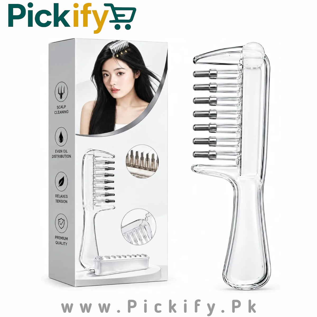 Hair Oil Applicator Comb