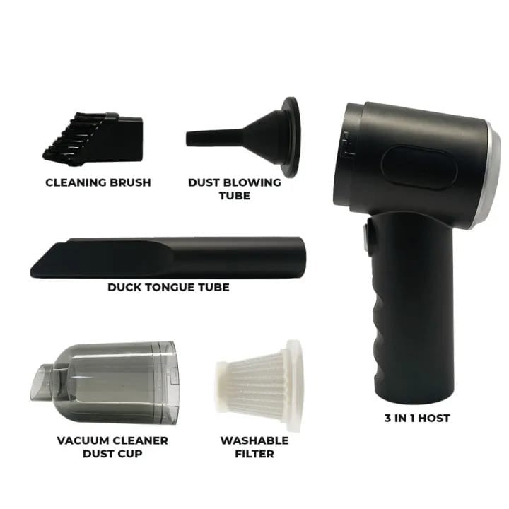 3 in 1 Car Vacuum Cleaner