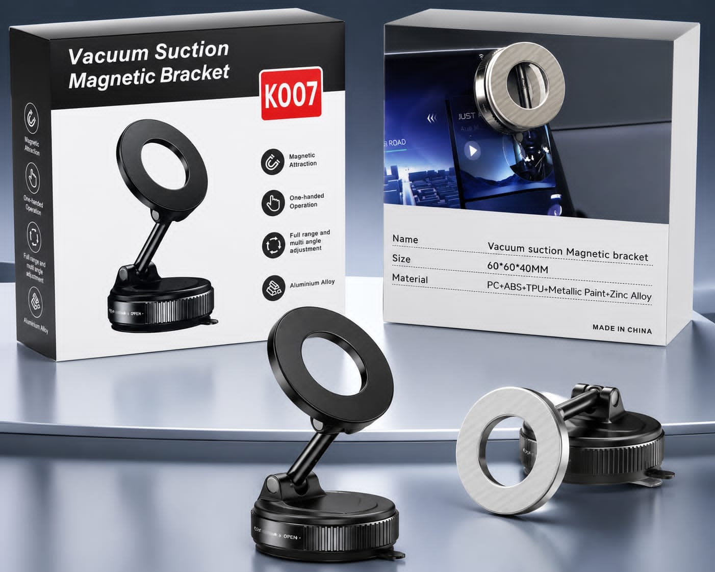 K007 Vacuum Suction Magnetic Mobile Holder