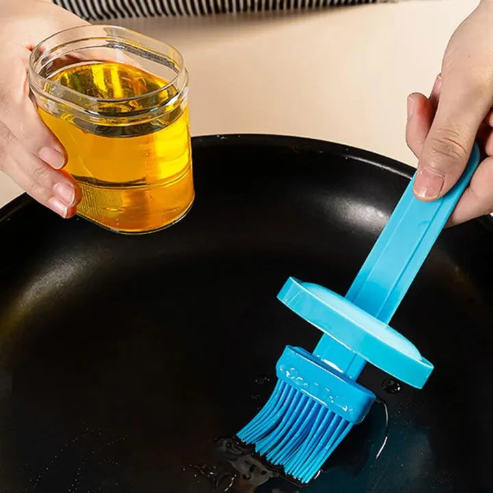 Oil Brush With Bottle