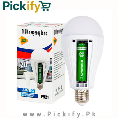 Rechargeable LED Bulb With Removable Battery