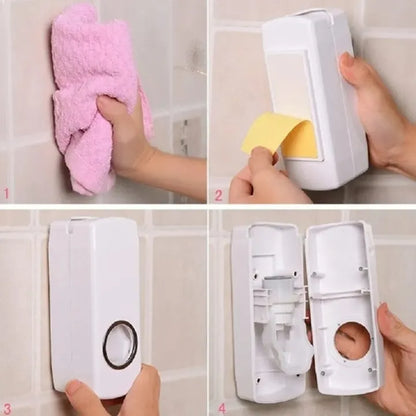 Automatic Toothpaste Dispenser & Toothbrush Holder
