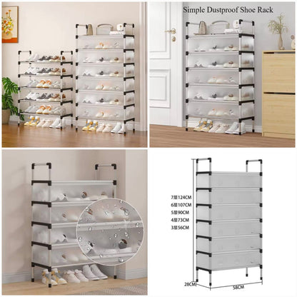 Dust Proof Shoe Rack