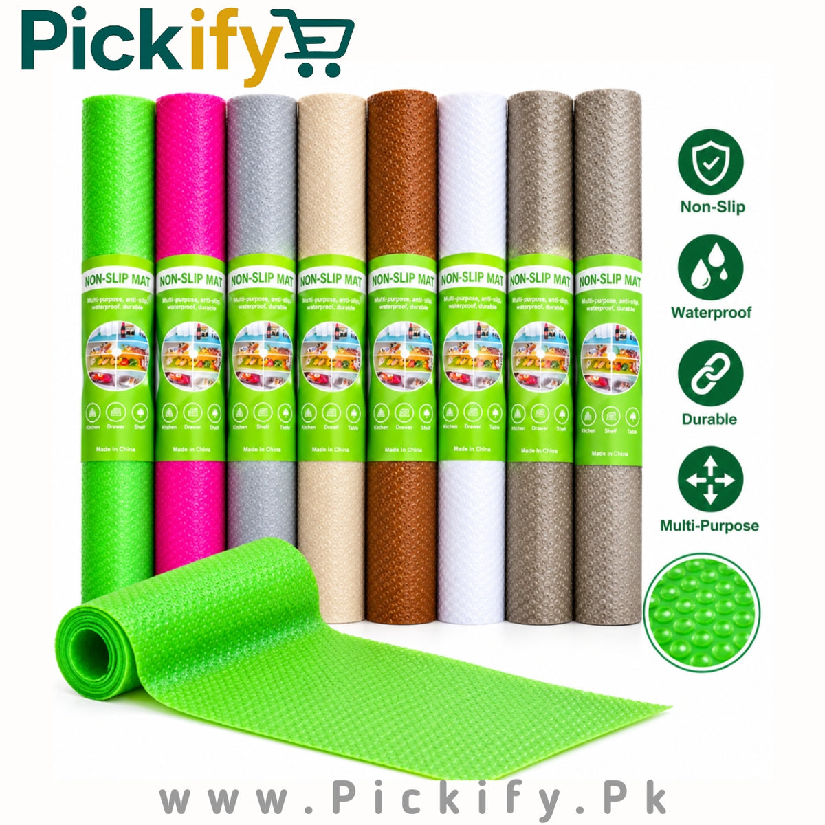 EVA Non-Slip Fridge Mat Roll, Multipurpose