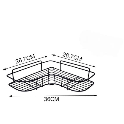 Self-Adhesive Corner Metal Rack
