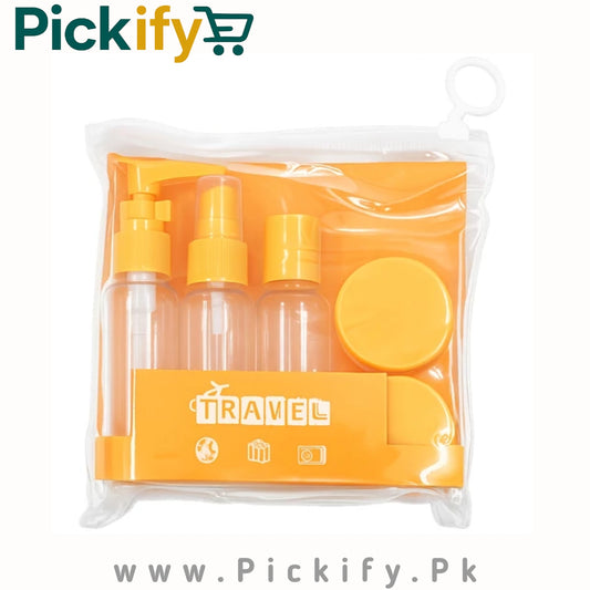 6-in-1 Travel Kit With Clear Zipper Pouch