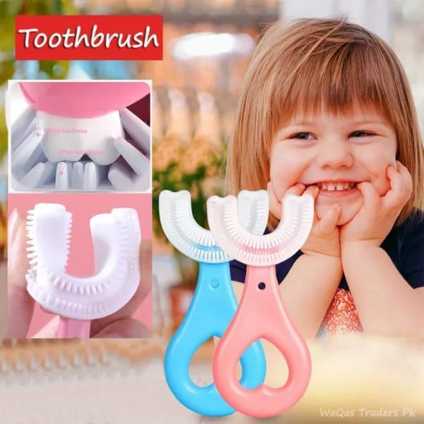 U-Shaped Silicone Kids Toothbrush