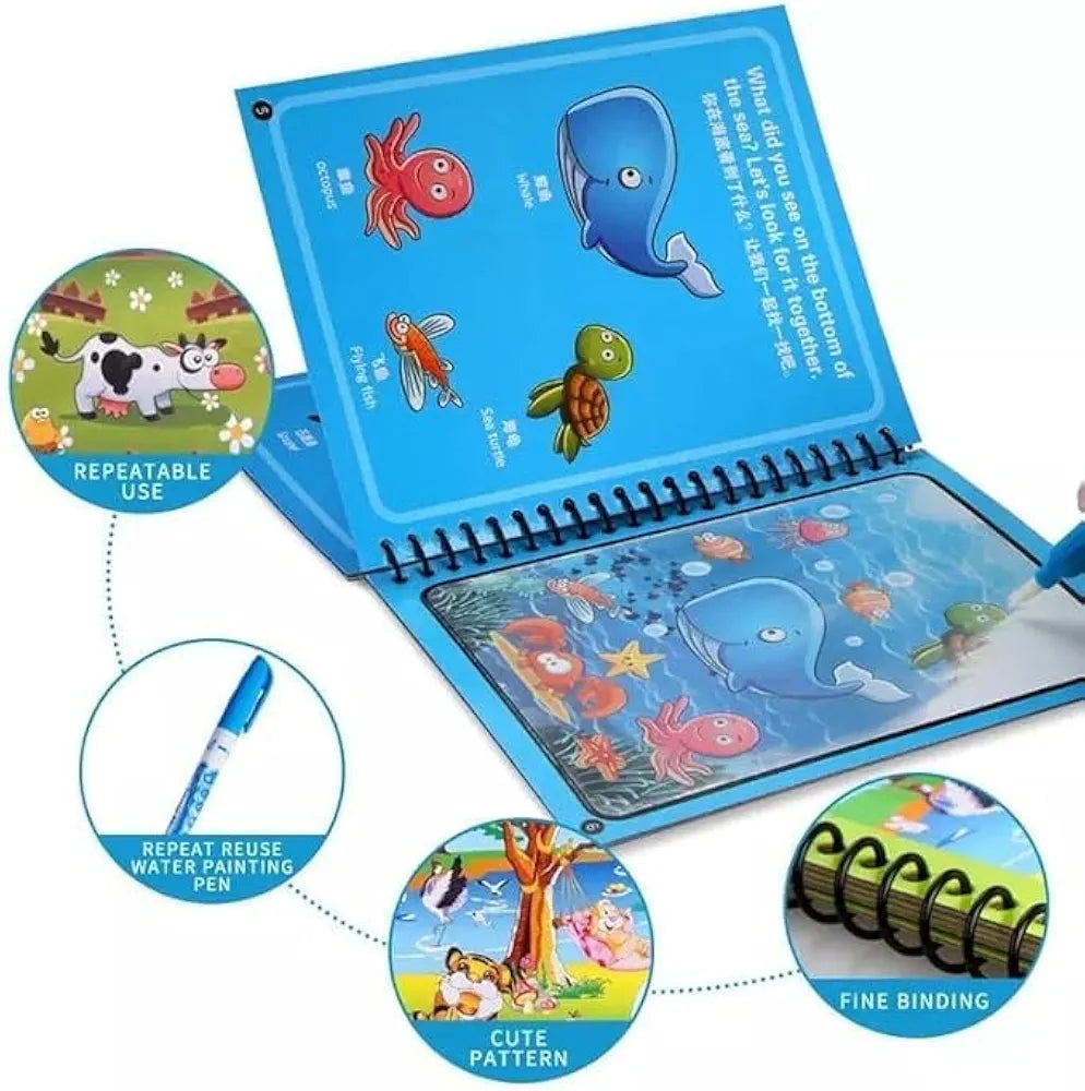 Magic Water Coloring Book