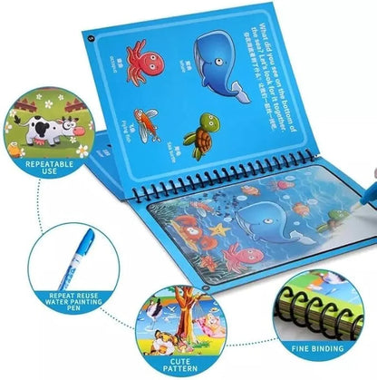 Magic Water Coloring Book