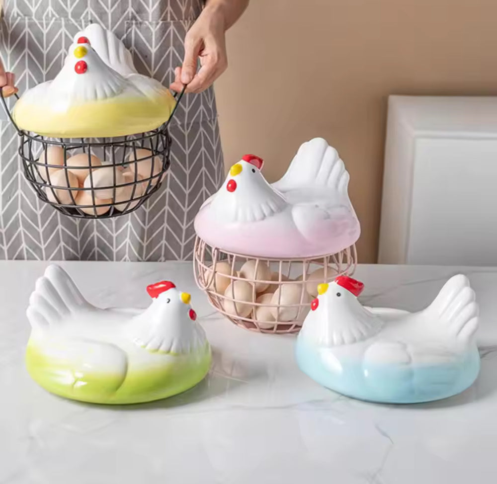 Hen Egg Storage Basket