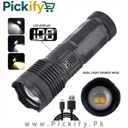 Rechargeable High-Brightness Flashlight